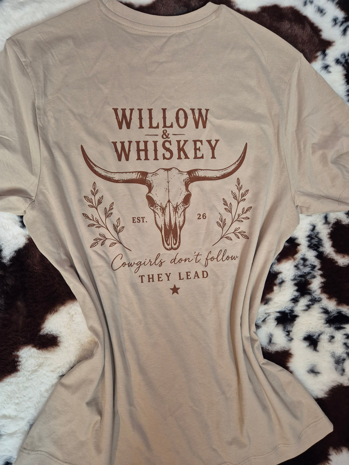 Willow & Whiskey - Cowgirls Don't Follow Tee