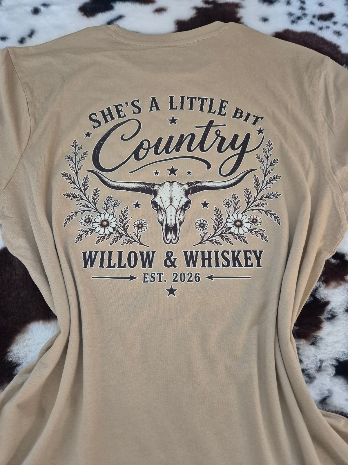 Willow & Whiskey – She’s a Little Bit Country Tee