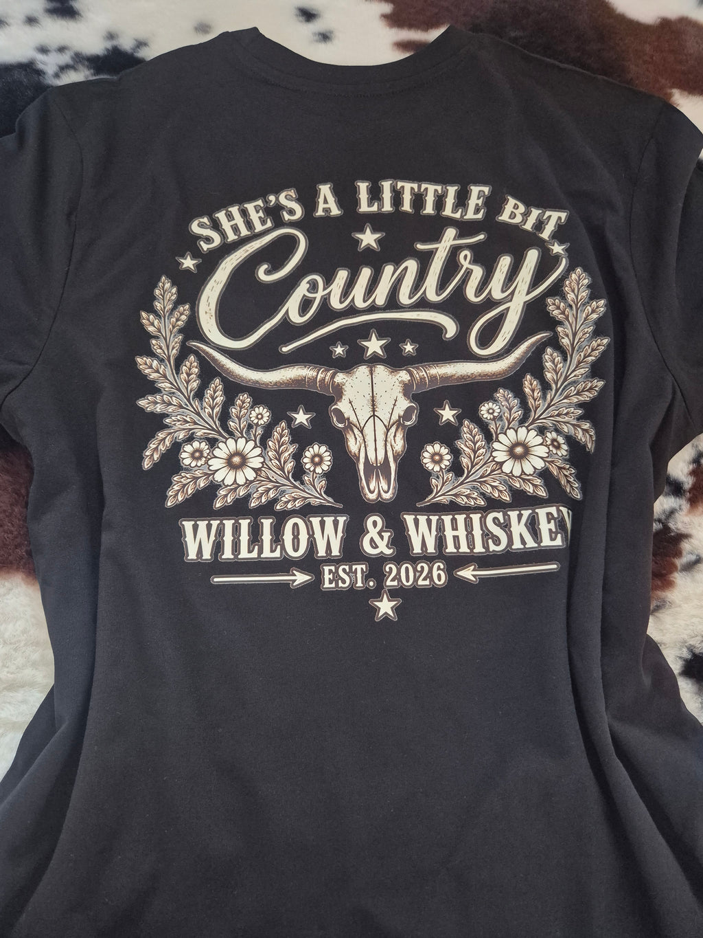 Willow & Whiskey – She’s a Little Bit Country Tee