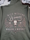 Willow & Whiskey – Wild Western Woman Hoodie