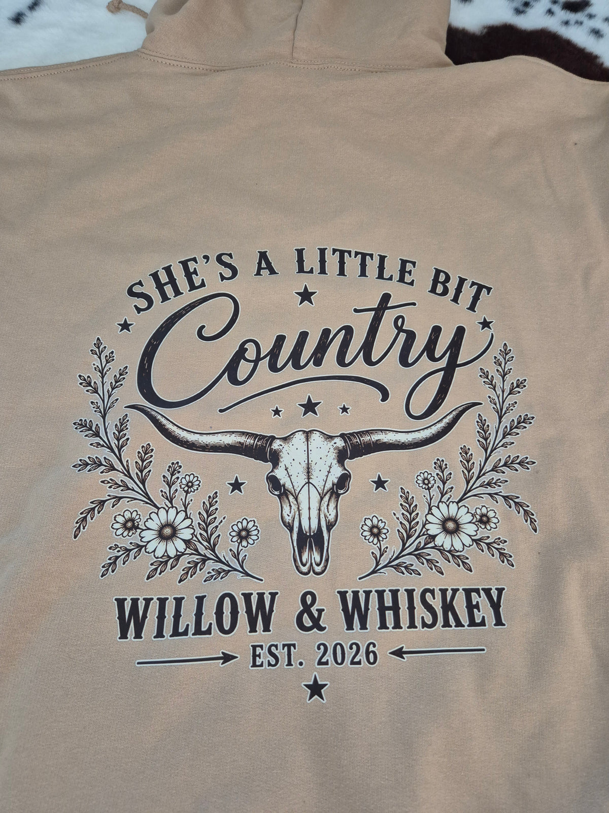 Willow & Whiskey – She’s a Little Bit Country Hoodie