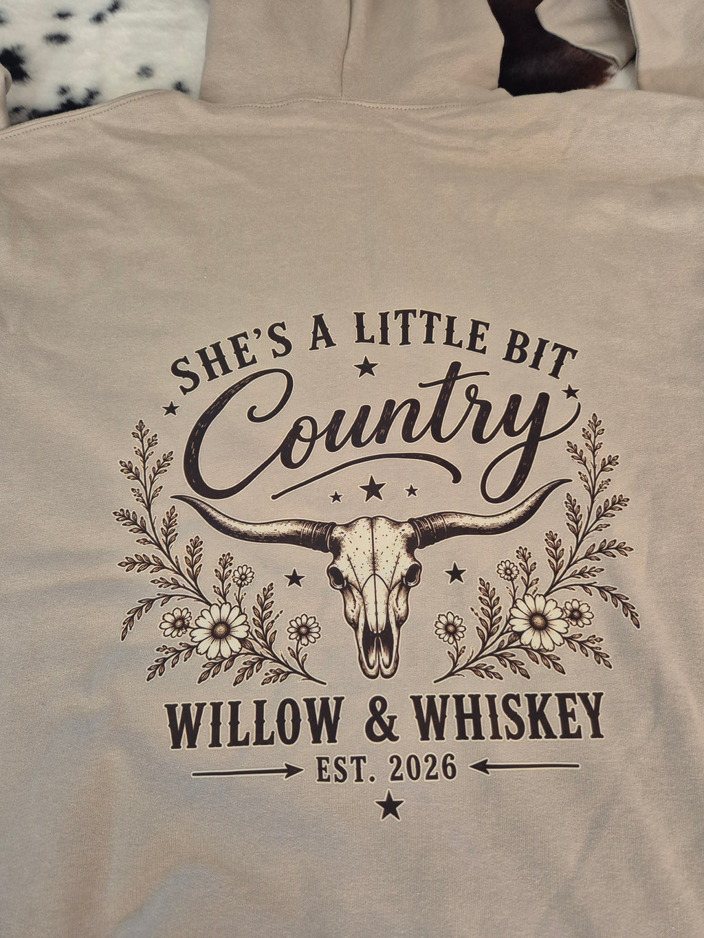 Willow & Whiskey – She’s a Little Bit Country Hoodie