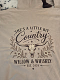 Willow & Whiskey – She’s a Little Bit Country Hoodie