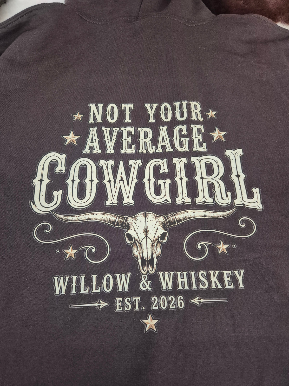 Willow & Whiskey – Not Your Average Cowgirl Hoodie